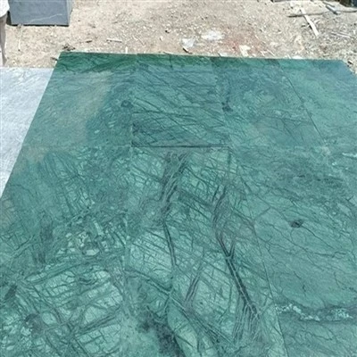 Laje de mármore verde da floresta